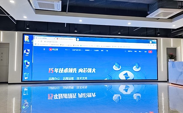 深圳某大楼室内P2.5 LED显示屏项目
